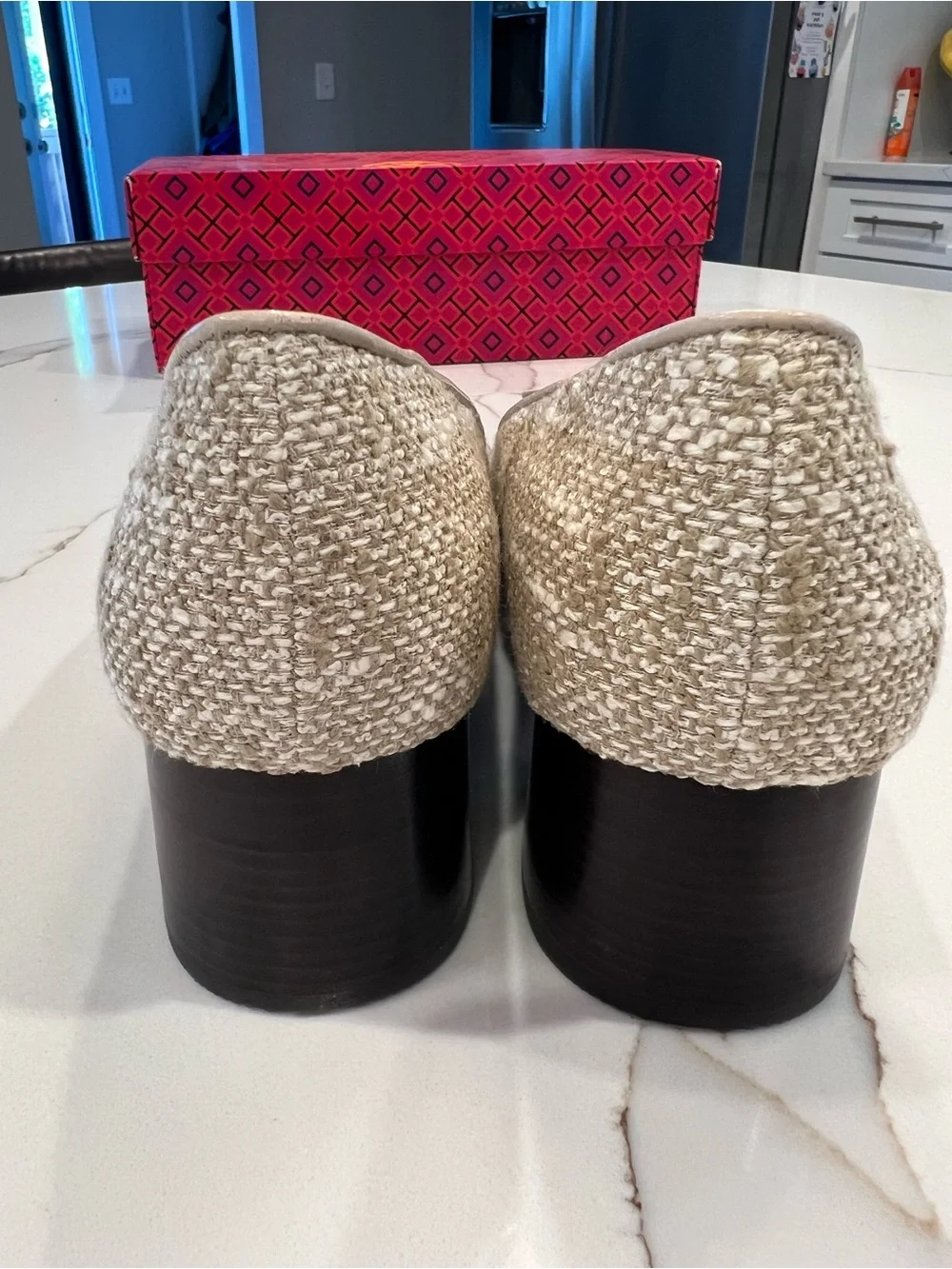 Tory Burch tweed outfits